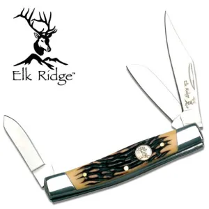 ELK RIDGE Gentlemans Knife 3" Stainless Bone