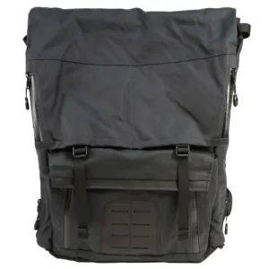 GREY GHOST GEAR Gypsy Backpack Waxed Canvas 17 Liters Black