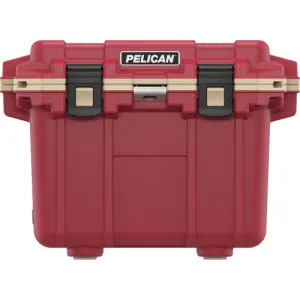 PELICAN Elite Cooler 30Qt Canyon Red/Coyote Tan