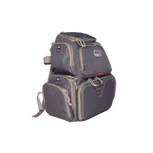 GPS Handgunner Backpack w/Cradle for 4 handguns Gray
