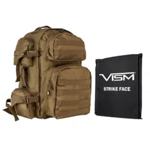 NCSTAR 2911 Backpack w/ 10"X12" Soft Panel - Tan