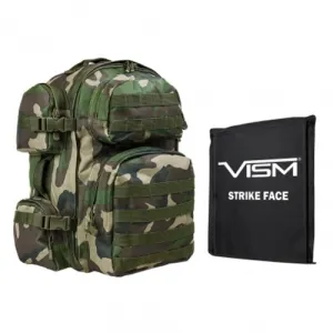 NCSTAR 2911 Backpack w/ 10"X12" Soft Panel - Woodland