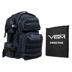 NCSTAR 2911 Backpack w/ 10"X12" Soft Panel - Blue / Black