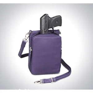 GUN TOTE'N MAMAS X-Body Smart Phone Pouch Purple 6.75"