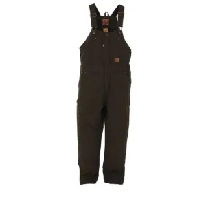 BERNE WORKWEAR Youth Washed Insulated Bib Overall Titanium