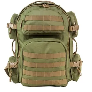 NCSTAR Tactical Backpack - Green w/Tan Trim 18"