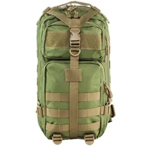 NCSTAR Small Backpack - Green with Tan Trim 17"