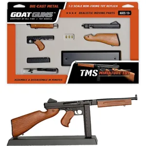 GOAT GUNS Mini TSMG Thompson Submachine Gun w/ Display Stand