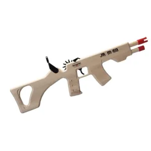MAGNUM ENTERPRISES Jr. M-60 23.5" 12 Shot Rubber Band Rifle - Yellow Ammo