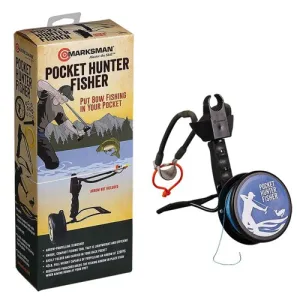 BEEMAN Pocket Hunter Slingshot w/Fishing Drum Attachment