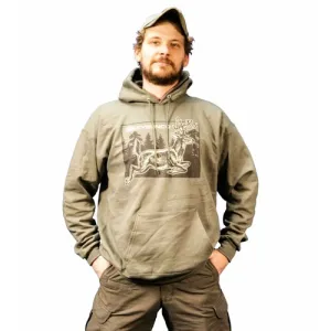 KYGUNCO KyGunCo Deer Jumping Hoodie Fatigue Green