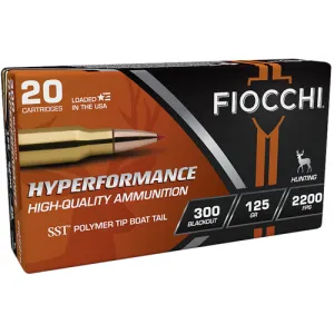 FIOCCHI 300 Blackout Hyperformance Hunt 125Gr SST 20rd