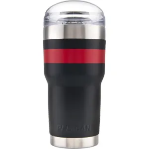 PELICAN 32oz Traveler Tumbler Black / Red