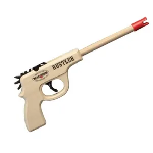 MAGNUM ENTERPRISES Rustler 9mm 11.5" 12 Shot Rubber Band Pistol - Red Ammo
