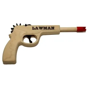 MAGNUM ENTERPRISES Lawman 12 Shot Rubber Band Pistol - Red Ammo