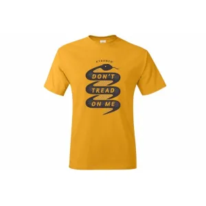 KYGUNCO Don't Tread On Me T- Shirt - Gold