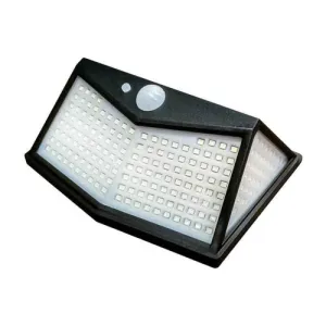 READY HOUR Outdoor Solar-Powered 212 LED Motion Sensor Light