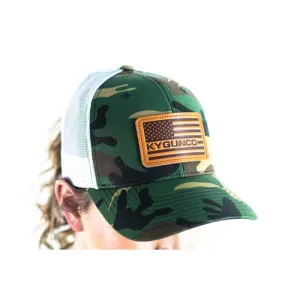 KYGUNCO Flag Hat - Camo/White