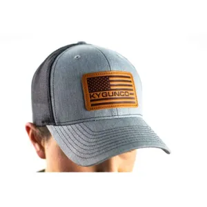 KYGUNCO Flag Hat - HeatherGrey