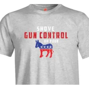 KYGUNCO Shove Gun Control Light Steel Short Sleeve T-Shirt