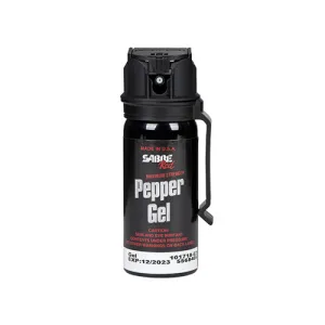SABRE Pepper Gel with Belt Clip Flip Top Tactical