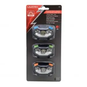 ULTRA PERFORMANCE LED Headlamp 100 Lumen 3pc set