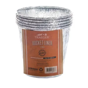 TRAEGER Grease Bucket Liner-5 Pack (All Full Size Grills)