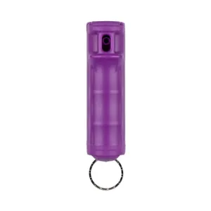 SABRE Max Strength Pepper Spray Purple Flip Top Keychain
