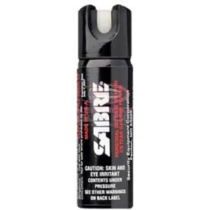SABRE Maximum Strength Pepper Spray + UV Dye w/Keyring