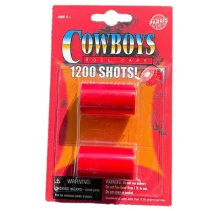 PARRIS MFG Roll Caps 2 Plastic Cylinders 1200 Shots