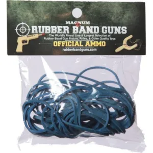 MAGNUM ENTERPRISES Rubber Band Gun Long Rifle Ammunition Size 125 / Blue - 1oz