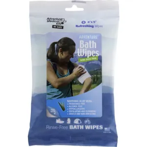 ADVENTURE MEDICAL KITS Adventure Bath Wipes Travel Si