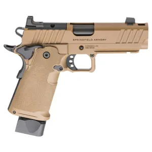 SPRINGFIELD ARMORY 1911 DS Prodigy 9mm 4.25" 17rd & 20rd - Coyote Tan
