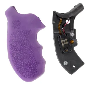 HOGUE Red Laser Enhanced Monogrip for S&W J-Frame Round Butt | Purple