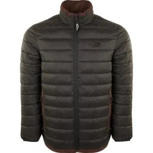 DRAKE Synthetic Double Down Jacket Black Plus