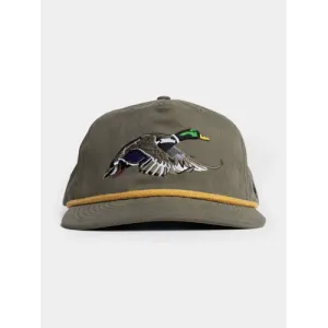 DUCK CAMP Mallard Hat Military Green OSFA