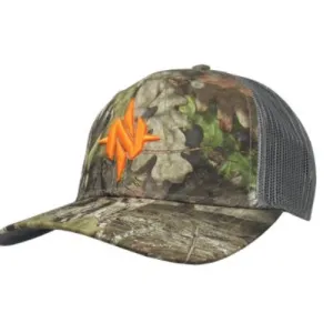 NOMAD CLOTHING Camo Turkey Trucker Hat - Mossy Oak Shadowleaf