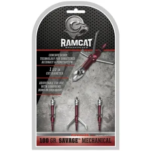 RAMCAT Savage Mechanical Broadhead - 100 Grain