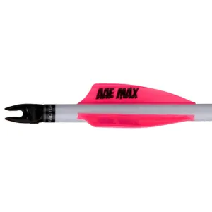 ARIZONA ARCHERY Plastifletch Max Vanes Hot Pink 2" Shield 100pk