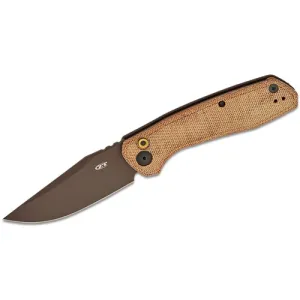 ZERO TOLERANCE Auto Ti Cru-wear w/ Canvas Micarta