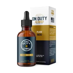 ON DUTY CBD Pure Full Spectrum CBD Oil 1500 mg 1 fl oz