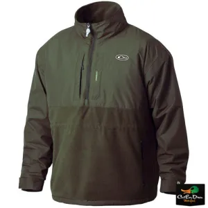 DRAKE MST Eqwader 1/4 Zip Pullover Olive Large