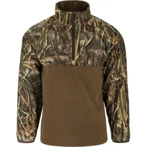 DRAKE 1/4 Zip Refuge Eqwader Realtree Max-7