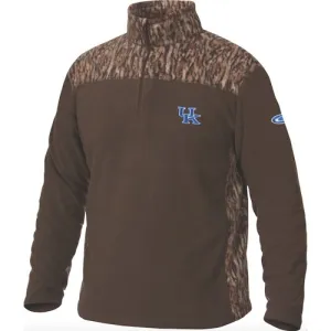 DRAKE U of K Camo Camp Fleece Pullover MO Bottomland