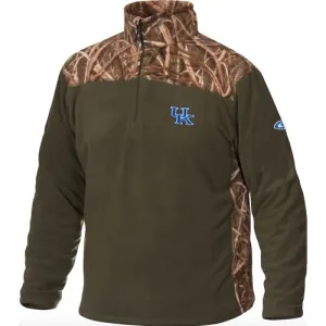 DRAKE U of K Camo Camp Fleece Pullover MO Blades