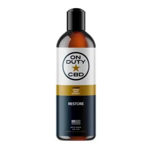 ON DUTY CBD Restore Lotion 750 mg Hemp Extract 4 fl oz