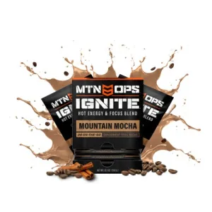 MTN OPS Hot Ignite - Mountain Mocha Trail Pack (20 Pack)