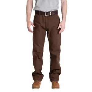 BERNE WORKWEAR Washed Duck Carpenter Pant Timber Bark Plus
