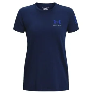 UNDER ARMOUR Women FreeFlag TShirt Academy Royal