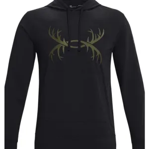 UNDER ARMOUR Men's UA Sportstyle Antler Hoodie (Black-OD Green)